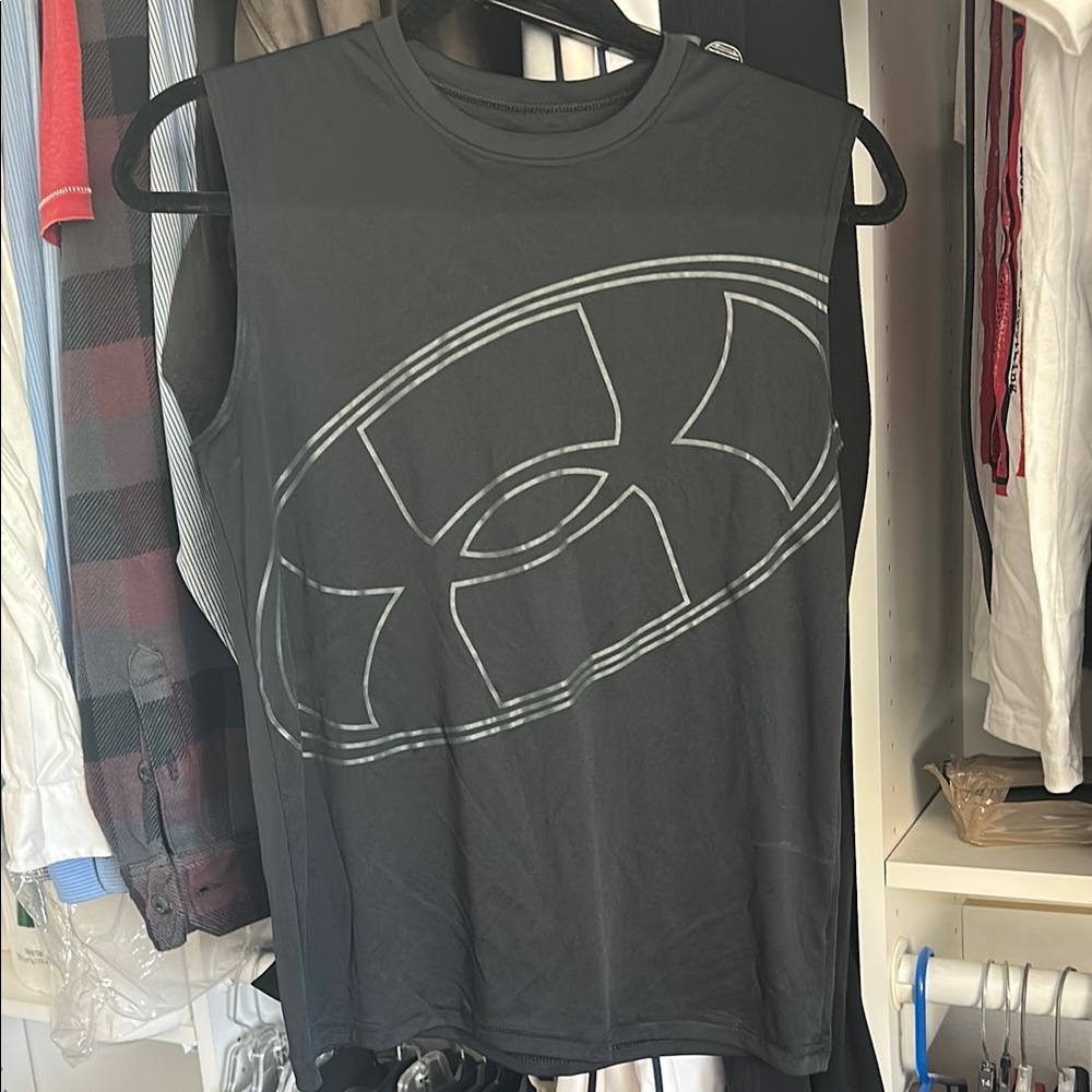 Under Armour Charcoal Sleeveless Tee